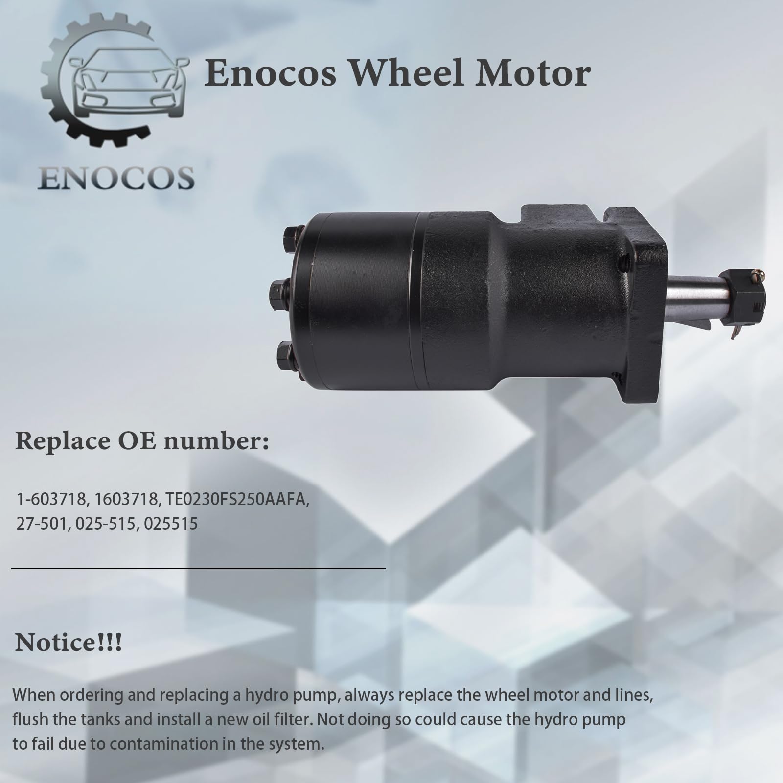 Amazon.com : Enocos 27-501 Wheel Motor Compatible with